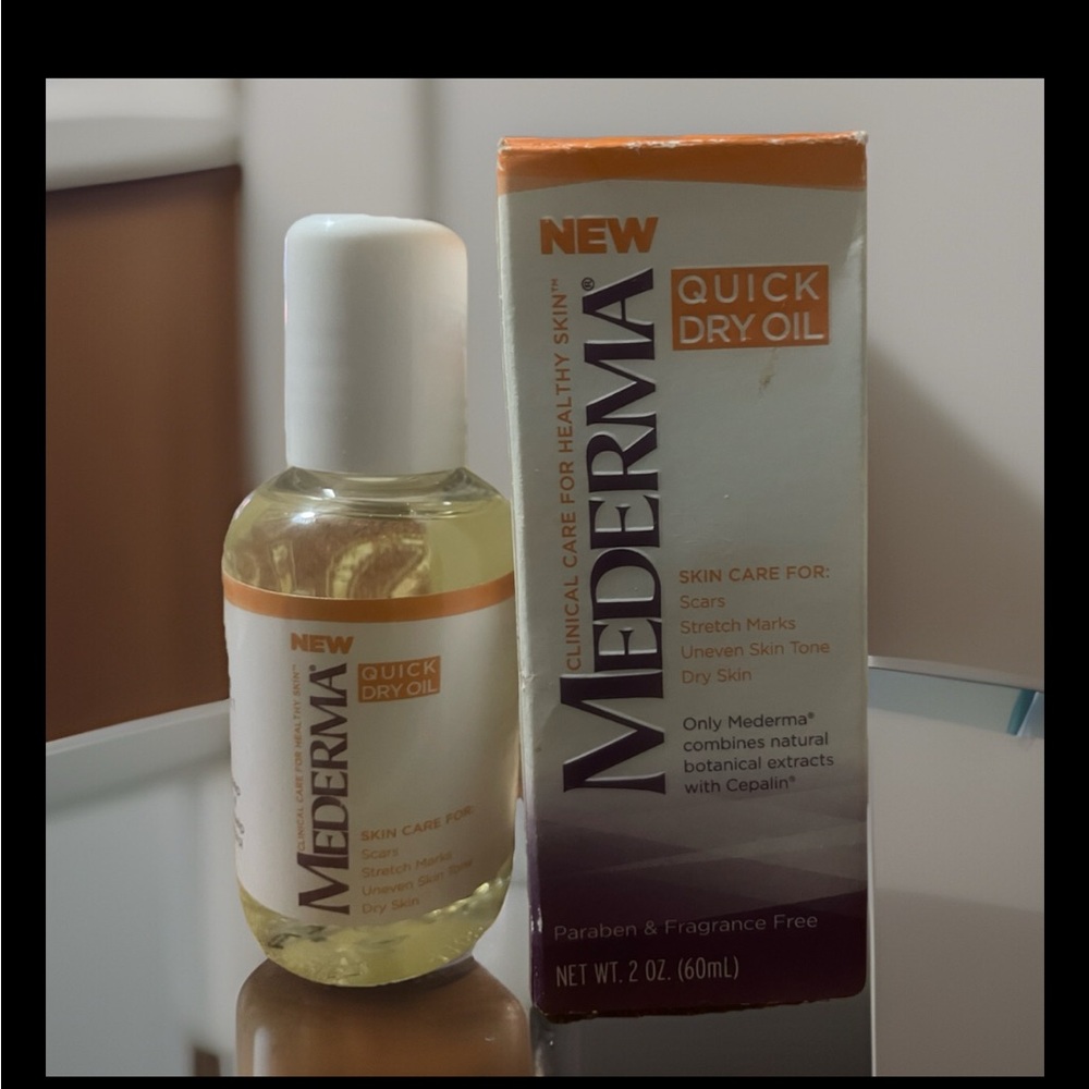 MEDERMA Quick Dry Oil 2oz for Scars, etc